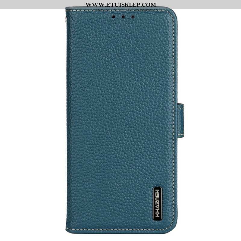 Etui Folio do Samsung Galaxy M13 Khazneh Skóra Liczi